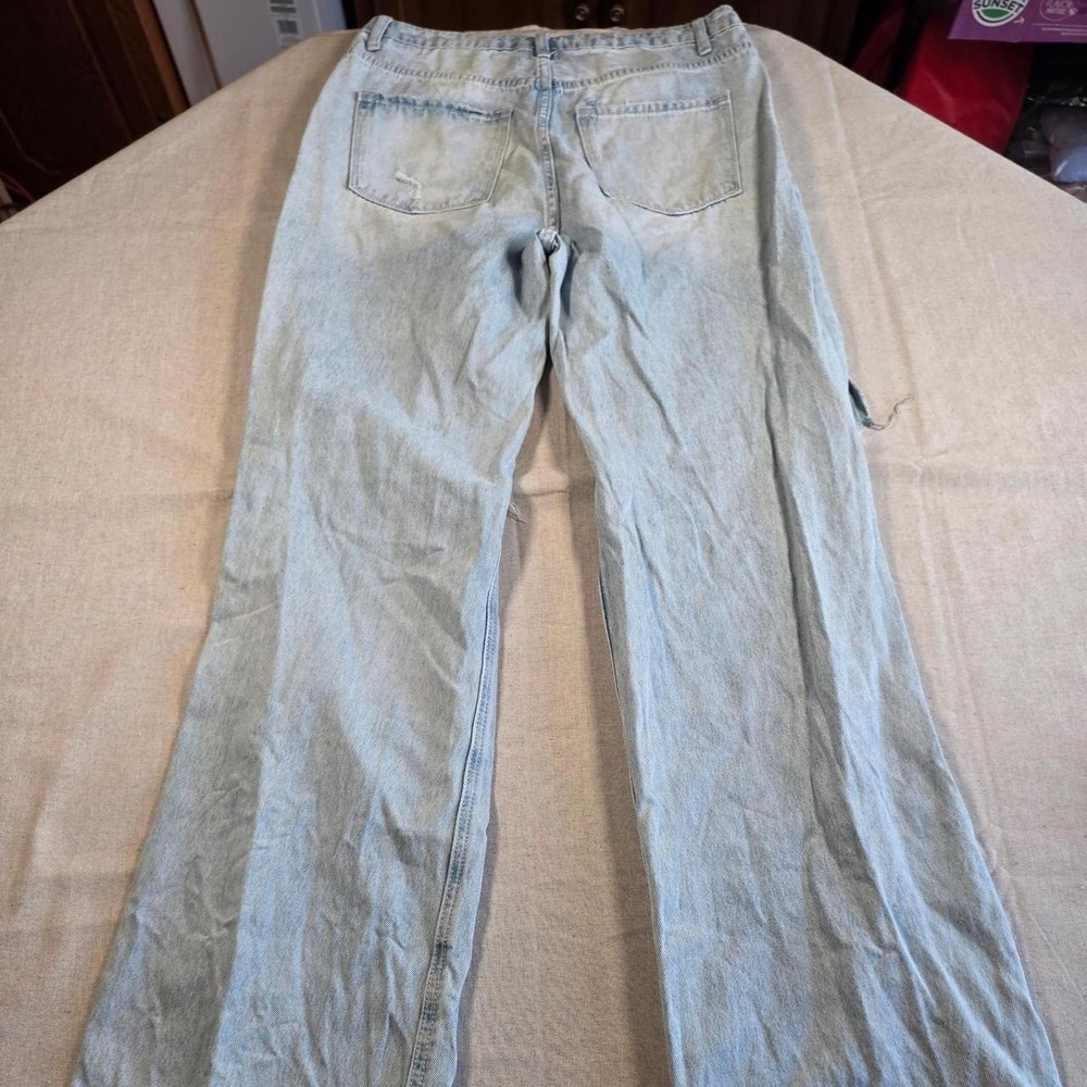 Womens Vervet Light Wash Distressed Jeans Style V2478 Cut 52166 (Sz 29) - Picture 7 of 8